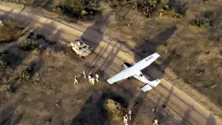 La avioneta permaneció asegurada por la FGR tres años, antes de que fuese sacada del sitio donde permanecía vigilada