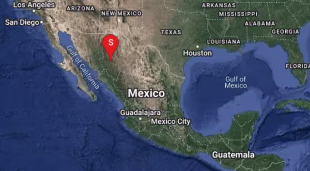 Este martes a las 8:43 horas se registró un sismo en Chihuahua con magnitud preliminar de  grados