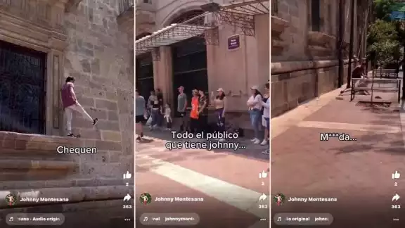 Influencer daña Palacio de Gobierno en Guadalajara Influencer daña Palacio de Gobierno en Guadalajara