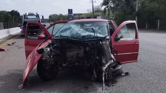 Una persona lesionada fue trasladada al hospital rural del municipio de Hecelchakán