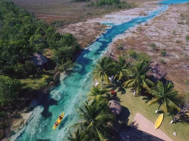 Rápidos de Bacalar en Quintana Roo