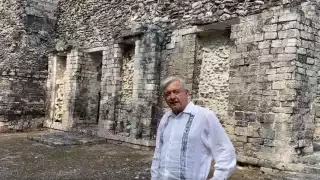Andrés Manuel López Obrador supervisa obras en Campeche