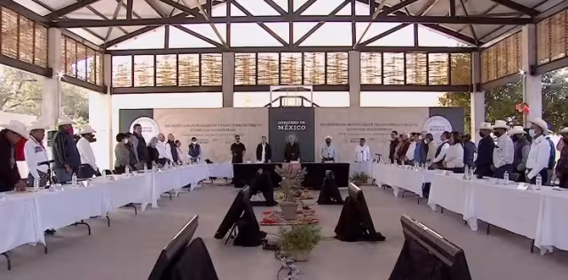 El mandatario federal arribó el pasado viernes a la entidad donde encabezó la tradicional mañanera