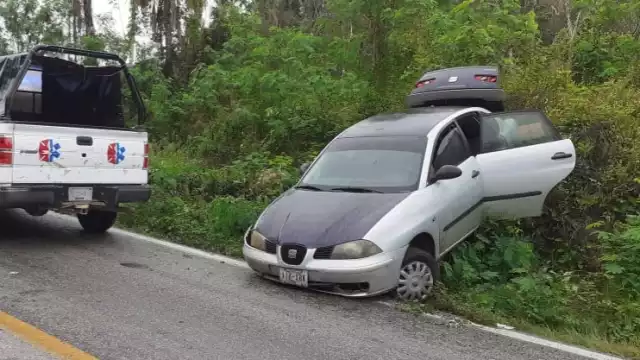 Los dos percances se registraron en el kilómetro 154