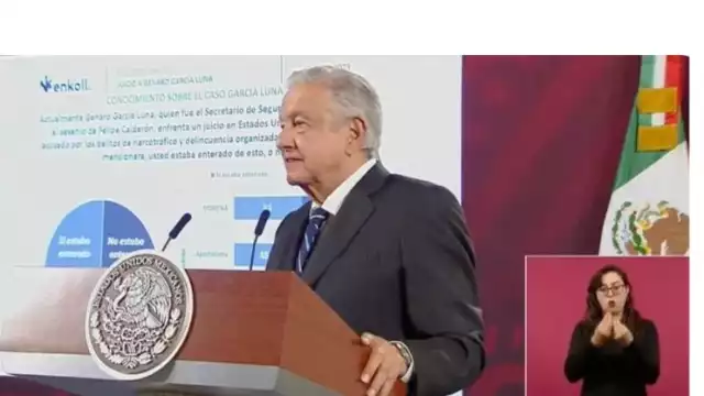 El presidente pidió que se hable de lo importante que es el juicio contra García Luna