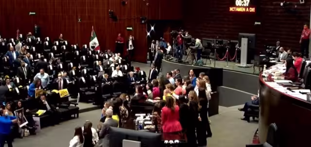 Durante la discusión en lo general se han escuchado poscionamientos a favor y en contra de la Reforma Eléctrica. Foto: Captura de pantalla