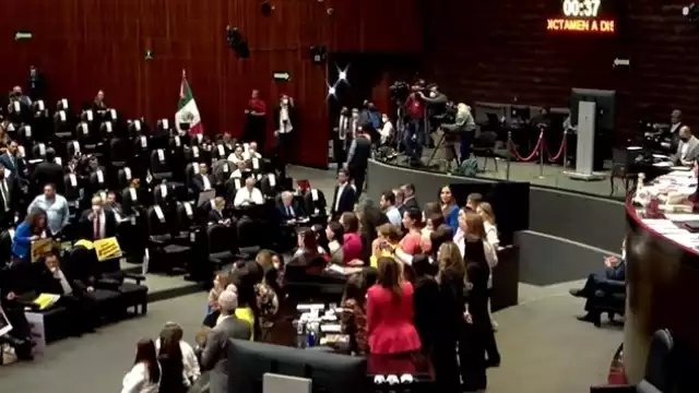 Durante la discusión en lo general se han escuchado poscionamientos a favor y en contra de la Reforma Eléctrica. Foto: Captura de pantalla