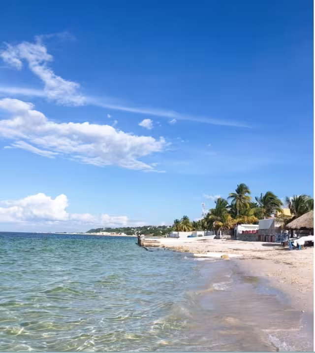 Las playas de Campeche continúan cerradas desde el pasado 17 de marzo Foto: Google
