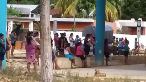 Aseguran que hasta el momento no han habilitado ningún refugio temporal. Foto: Justino Xiu Chan