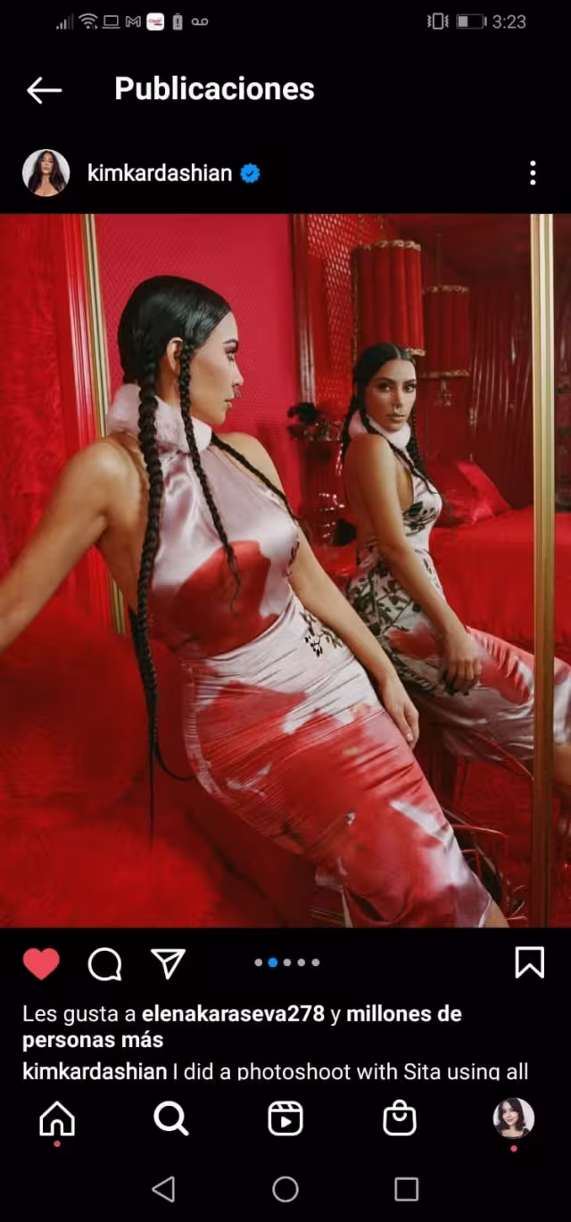 Así lució Kim Kardashian en su sesión de fotos