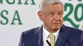 AMLO, durante su conferencia de prensa