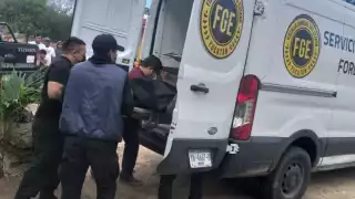 El cuerpo fue levantado por integrantes del Servicio Médico Forense