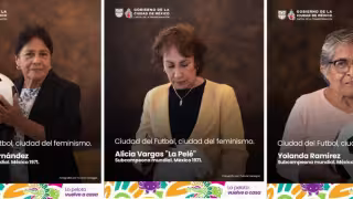 8M en CDMX: gobierno reconoce a pioneras del futbol femenil del Estadio Azteca 1971