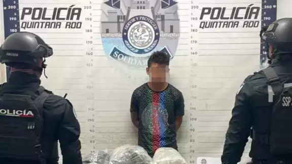 Venancio “N” fue asegurado en Solidaridad
