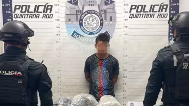 Venancio “N” fue asegurado en Solidaridad