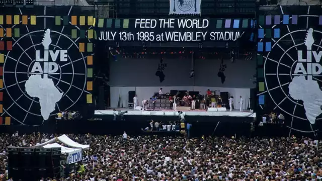 El Live Aid fue uno de los conciertos más famosos en 1985