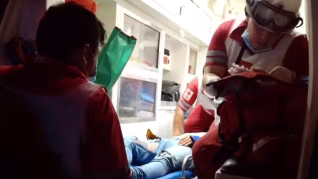 Hasta el momento se desconoce la identidad del herido, pues quedó conmocionado y no pudo identificarse