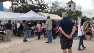 Los adultos mayores fueron recibidos por el personal de salud