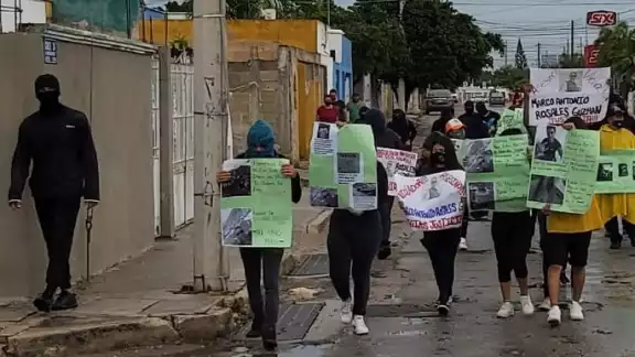 Familiares de la víctima realizaron una protesta Familiares de la víctima realizaron una protesta