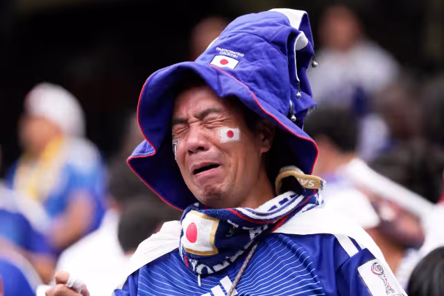 La eliminación de Japón dolió a todos su aficionados