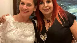 Layda se mostró feliz por la sorpresa