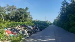 Además de la mala imagen, están generando malos olores que afectan a los campesinos que transitan por la vía