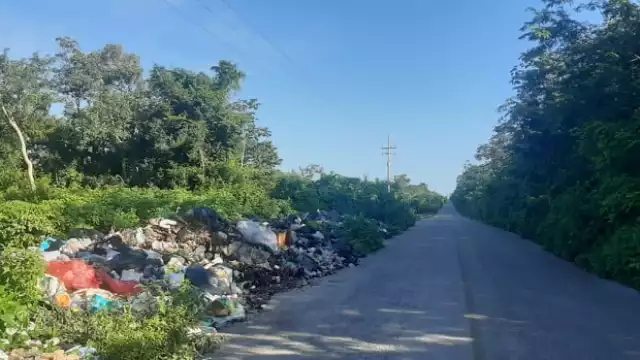 Además de la mala imagen, están generando malos olores que afectan a los campesinos que transitan por la vía