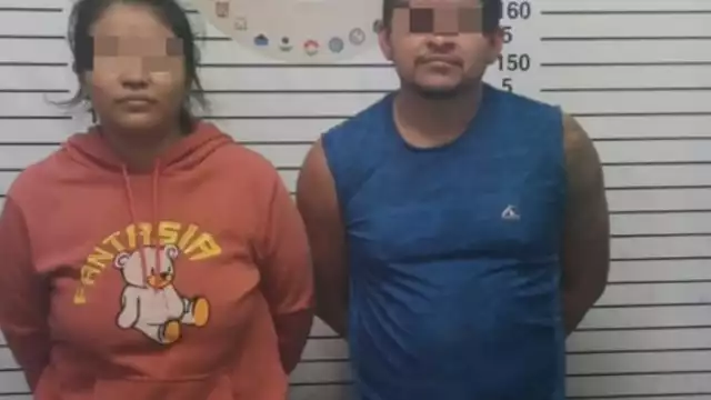 Los detenidos fueron identificados, como: Snayder "N" de 29 años de edad, originario de Quintana Roo, y Mirta "N" de 20 años de edad, originaria de Veracruz