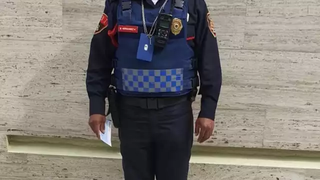 El agente fue reconocido por su honradez