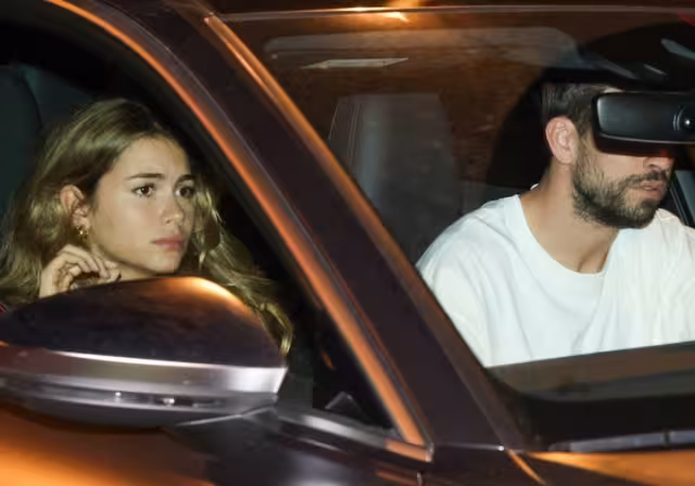 Clara Chía ha sido captada la mayoría de las veces con cara de angustia. Foto: Especial