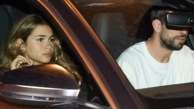 Clara Chía ha sido captada la mayoría de las veces con cara de angustia. Foto: Especial