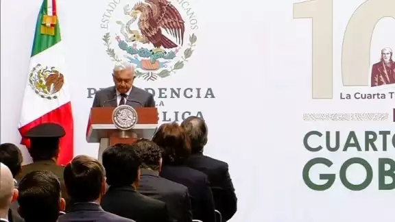 El presidente informó sobre los delitos que han ido a la baja en su administración. Foto: Captura de pantalla El presidente informó sobre los delitos que han ido a la baja en su administración. Foto: Captura de pantalla