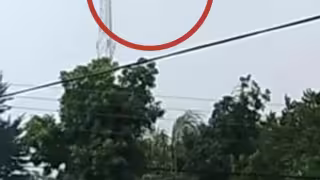 ¿Ovni en José María Morelos? Graban objeto extraño sobre una torre de la colonia Centro
