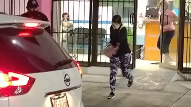 La presunta víctima salió corriendo hacia una camioneta