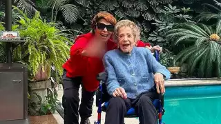 Acusan a Alejandra Guzmán de contagiar de influenza a Silvia Pinal