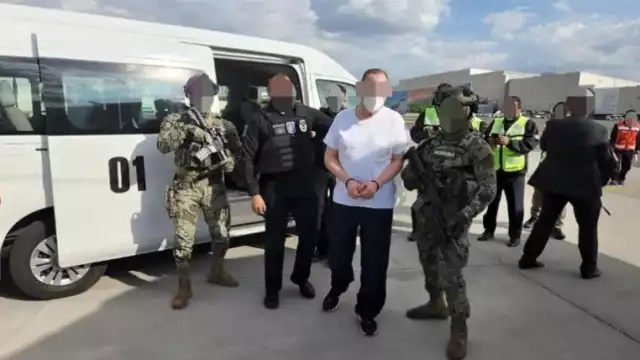 César Duarte llegó la tarde de ayer a Ciudad de México y de ahí lo trasladaron a Chihuahua