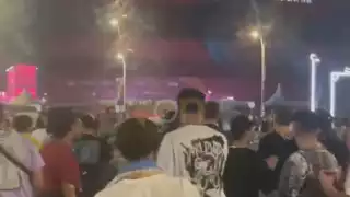 Aficionados mexicanos y argentinos protagonizan pelea