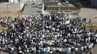 Estudiantes de la Universidad de Guanajuato pidieron justicia por la muerte de Ángel Yael