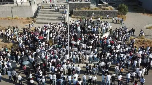 Estudiantes de la Universidad de Guanajuato pidieron justicia por la muerte de Ángel Yael Estudiantes de la Universidad de Guanajuato pidieron justicia por la muerte de Ángel Yael