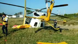 El helicóptero era tripulado por los capitanes Francisco José  y  Bruno, quiénes resultaron heridos