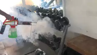 Deben mantener sanitzados los espacios para ejercicio