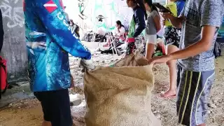 Recolectan 320 kilos de basura