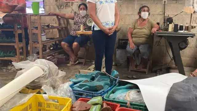 La candidata del PAN se reunió con mujeres del sector, a quienes reiteró su apoyo