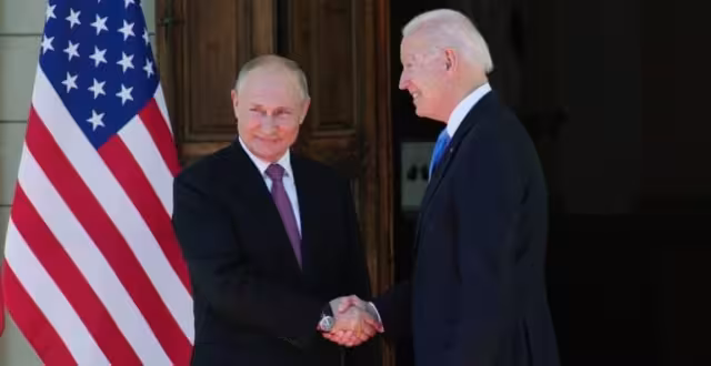 Joe Biden y Vladimir Putin se reúnen en Ginebra, Suiza