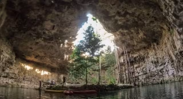 El cenote Sac Aua se encuentra cerca de Valladolid