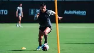 Lionel Messi tuvo su primer entrenamiento con el Inter de Miami
