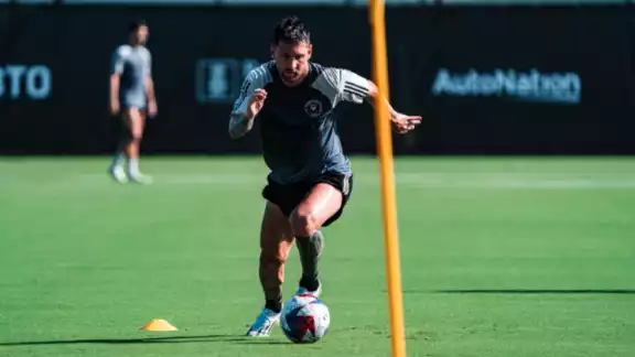 Lionel Messi tuvo su primer entrenamiento con el Inter de Miami