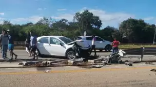 Motociclistas, los más afectados por accidentes en Palizada–Plan del Carmen
