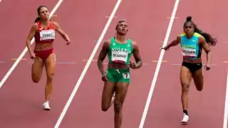 La atleta Blessing Okagbare, de Nigeria, se ha convertido en la primera en recibir una sanción por dopaje en Tokio 2020