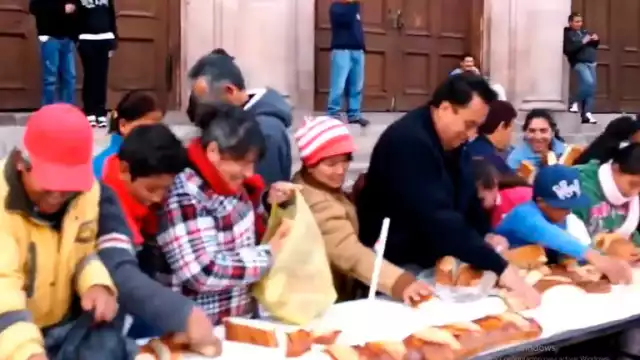 Así fue como desaparecieron la Rosca de Reyes en sólo segundos